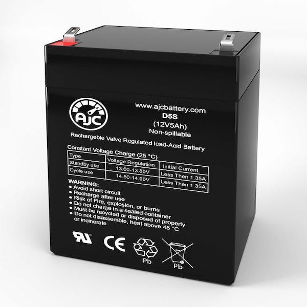 Bsc Preferred Razor E175 E 175 Red 13111259 12V 5Ah Electric Scooter Replacement Battery AJC-D5S-B-0-147565 - main